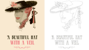 Marie Claire 1930s Evening Styles Coloring Book