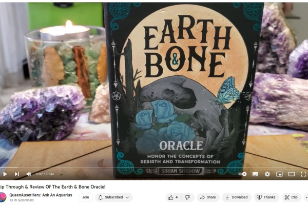 Queen Auset Heru Reviews Earth and Bone Oracle